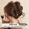 Pinza de Garra de Felpa Otoño e Invierno para Mujer Tacto de Alta Gama 2026 Nuevo Estilo para Cabello Grueso Parte Posterior de la Cabeza Pinza de Tiburón Pasador Accesorios para el Cabello