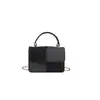 Bolsa mini quadrada versátil com corrente acoplada para mulheres, bolsa transversal de nicho de alta qualidade, nova moda primavera