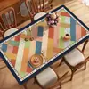 Alfombrilla Protectora para Encimera de Barra Lateral de Comedor Estilo Americano 2025 Lujo Ligero Sensación de Alta Gama Mantel Lavable Cero Alfombrilla Anti-Suciedad para Zapatero Alfombrilla para Mueble de TV