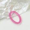 Pendientes con diseño de espiral de color caramelo fresco, accesorios acrílicos ovalados para bricolaje, horquillas para el cabello, fundas para teléfono, venta al por mayor