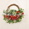 Hongyu cross-border flor artificial cravo hortênsia cesta grinalda dia das mães sala de estar decoração pingente porta pendurado grinalda