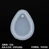 Molde de Pingente Molde de Etiqueta Osso de Cachorro Material para Artesanato DIY Cristal Epóxi com Furo Etiqueta para Pendurar Chaveiro Silicone