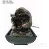 Fonte de Água Mini Decorativa de Resina Criativa para Desktop Transfronteiriça Ornato de Água Dispositivo de Fluxo de Água Umidificador para Escritório Sala de Estar Entrada
