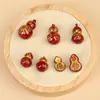 Colgante de Calabaza de Arena de Cristal de Marca Famosa, Colgante Pequeño de Calabaza con Carácter de Buda de Cinabrio, Venta Directa del Fabricante