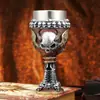 Copa Calavera Murciélago Gótica Oscura Transfronteriza con Revestimiento de Acero Inoxidable Copa para Vino Tinto Copa para Vino de Cóctel Taza Artesanal