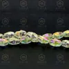 Cuentas de Cristal de Vidrio Brillantes de Alta Gama con Agujero Central, Campana, K9 Premium Electroplateado, 8/10mm, Accesorios para Joyería DIY, Aretes