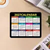Amazon Cross-Border Mouse Pad Simples Calendário de Escritório Tamanho Pequeno 2027 Calendário Mensal em Inglês Bloco Espessado Antiderrapante