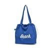 Bolsa Tote Casual de Gran Capacidad con Estampado de Letras Nuevas Estilo Coreano, Ligera para Viaje, Combinable, Relajada, para el Hombro