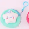 Porta-moedas de Pelúcia Coração de Menina Japonesa Bolsa Pendurável Mini Bolsa para Guardar Moedas Miúdas, Fones de Ouvido, Fios, Porta-Cartões