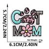 Nuevos Parches de Tela Bordados con Frases en Inglés Personalizadas con Adhesivo Termofusible, Parches Decorativos Lindos de Perro mm, Parches en Stock