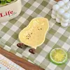 Lindo plato de salsa con forma de fruta de dibujos animados para uso doméstico, plato de cerámica de alta estética para snacks, plato para vinagre, plato para salsa, plato para condimentos, plato para salsa de soja