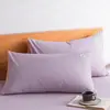 Un par de fundas de almohada 100% algodón, modelo nuevo 2026, algodón puro, 48cmx74cm, fundas para cojín de cama para uso doméstico 2