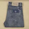 Pantalones de Hombre Lavados Grises de Grosor Medio para Primavera y Otoño, Jeans de Hombre Rectos Ajustados Elásticos de Fibra de Poliéster