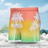 Pantalones de playa para hombre, holgados, con estampado de cocoteros, bañadores de playa, tallas grandes 2024, bañadores de ángulo plano, venta al por mayor
