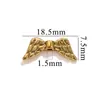 Acero inoxidable chapado en oro de 18k pequeño colgante de joyería proceso de galvanoplastia hecho a mano DIY pulsera collar colgante de joyería venta al por mayor