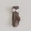 Medias para bebé cuidadosamente seleccionadas para niñas, hechas de algodón peinado, adecuadas para niños pequeños, con una zona de entrepierna amplia que no aprieta