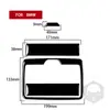 Adecuado para BMW X3 F25 F26 11-17 juego completo de interruptor de logo de volante interior de fibra de carbono negro piano