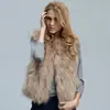Cj Spot Venta al por Mayor Piel Sintética Imitación Piel de Zorro Imitación Piel Chaleco Corto de Otoño e Invierno para Mujer T00