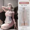 Uniforme de empregada com avental, traje tentação, lingerie sexy para role-playing de desejo puro, pijama doce para casa para o cozinheiro, fofo e fácil de remover