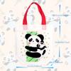 Bolsa de Tote Graffiti de Doble Cara Estándar Tela No Tejida Fiesta Infantil Pintura y Coloreado Guardería Hecho a Mano DIY Bolsa de Tela