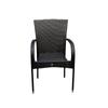Mobiliario de Silla para Patio Silla de Mimbre Taburete Silla para Exteriores Interiores para los Mayores Silla con Respaldo para Balcón Silla Tumbona Protector Solar para Cuatro Estaciones