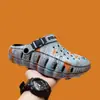 Baotou Hombres Verano 2026 Nuevo Estilo Ropa Exterior Suela Suave Sensación Acolchada Chanclas de Playa Zapatos Casuales para Conducir Talla Grande con Agujeros