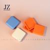 Caja Giratoria de Doble Capa para Sombras de Ojos Jinze, Borde Cuadrado, Corte a Mano, Empuje Manual, con Espejo, Material de Empaque de Plástico