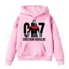 Sudadera con capucha para niños de Amazon transfronteriza, primavera y otoño, color liso para niños, sudadera con estampado de letras, se puede imprimir logo