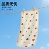Toalla de mano de crepé de algodón puro, toalla facial, toalla suave y absorbente Clase A para bebés y niños, para colgar y portátil