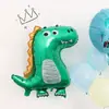 Globo de Aluminio para Cumpleaños de Niño de Un Año con Temática de Dinosaurios Decoraciones de Pared de Fondo para Escena de Fiesta T-Rex