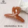 Pinza Pequeña para el Cabello con Forma de Cruz Versátil Linda para Uso Diario Estilo Coreano, Serie Sencilla de Colores Gelatina, Elegante Accesorio para el Cabello para Cola de Caballo Alta y Flequillo