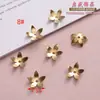 Metal Cobre Toro Cuenta Sombrero Flor Pieza Hecho a mano diy Estilo Mori Coreano Tocado de Novia Joyería para el Cabello Material Decorativo Creativo