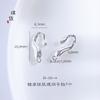 Plata chapada en oro de color duradero, textura de plata chapada en oro de 24k, gancho de signo de interrogación de lava, accesorios de joyería DIY chapados en oro de 14K