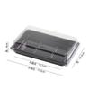 Caja de Empaque en Rollo Piel de Tigre Transparente Caja para Pastel Mei Niang Nieve Anti-niebla Blíster Fines de Cerdo Pastel Redondo Empaque