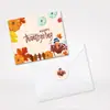 Hk007-T Pegatinas Redondas Decorativas de Acción de Gracias Sellos Adhesivos para Sobres de Tarjetas de Felicitación Pegatinas Redondas de Sello