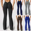 Pantalones de Yoga de Tiro Alto con Micro-Campana Sin Costuras para Mujer, Leggings Deportivos de Fitness, Levantamiento de Glúteos - Amazon Europeo y Americano