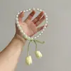Novos Prendedores de Cortina com Fechos Magnéticos de Pérola, Cordas Prendedoras de Cortina Voil Tulipa, Acessórios Criativos para Decoração de Cortinas, Cordas para Recolher Cortinas