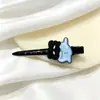 Pinza para el pelo de lazo estilo coreano, nuevo modelo 2026, pinza BB de alta gama para flequillo y patillas, pinza de pico de pato lateral