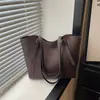 Bolsa saco, grande capacidade, bolsa feminina popular, nova bolsa tote da moda, elegante e versátil, bolsa de ombro casual para o dia a dia