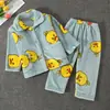 Pijamas de lana coral para niños, ropa de casa de franela, conjunto de otoño e invierno, para niños, niñas y bebés, gruesos