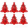 Tapete de Mesa de Feltro Transfronteiriço Porta Talheres Faca e Garfo Bolsa para Talheres Decoração de Mesa de Festa Jantar Cozinha Natal