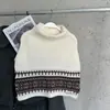 Bufanda Chal Tejido Jacquard Fair Isle Vintage para Mujer, Capa Cálida de Invierno para Superponer, Calentador de Cuello de Cuello Alto, Ropa de Abrigo