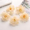 Cabeça de flor de lótus artificial para dormir, flor de peônia, flor falsa, faça você mesmo, cocar hanfu feito à mão, roupas, casamento, decoração de casamento, flor de seda