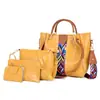 Bolsa para Mujer 2025 Nuevo Estilo Coreano Juego de Cuatro Piezas de Bolsas Madre-Hija, Bolso de Mano de Gran Capacidad, Bolso de Hombro, Bolso Cruzado, Venta al por Mayor desde Fabricante