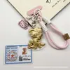 Novo Chaveiro My Little Pony Pingente de Bolsa Dourado Corrente para Celular Loja ao Vivo Douyin Atacado
