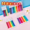 12 colores 6 colores mini pincel de acuarela para graffiti jardín de infantes lavable pincel de pintura artística para niños color diy pincel