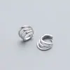 Pendientes de Lujo Accesibles Seleccionados Cuidadosamente S925 Plata Transfronterizos para Mujer, Chapado en Oro Chapado en Diamante Versátiles de Alta Gama Populares Pendientes Simples