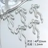 Serie de moños con sensación fresca, colgante de aleación, colgante, accesorios para pulsera de cuentas hechas a mano, collar, pendientes, DIY