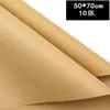 Papel Kraft Marrom Impressão Personalizada Papel de Embrulho para Flores Impressão de Logotipo Material de Embalagem para Buquês Papel de Embrulho para Flores Personalização com Jornal Inglês