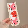 Diadema de lana tejida con tiras adhesivas, similar al estilo de Li Qin, cinta mágica para el cabello, adhesivo para flequillo, cinta mágica para usar en la ducha